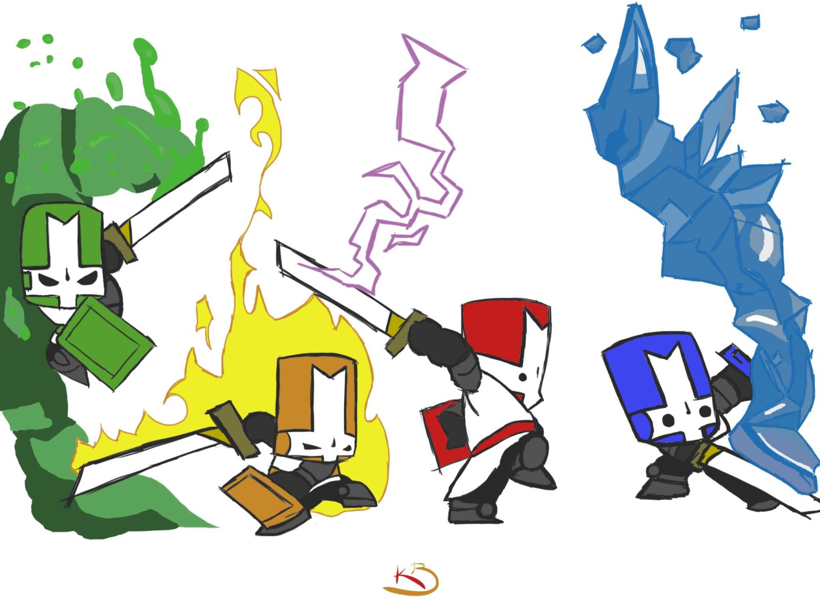 Castle Crashers | 6 hr Drawing Time | 02/04/2013